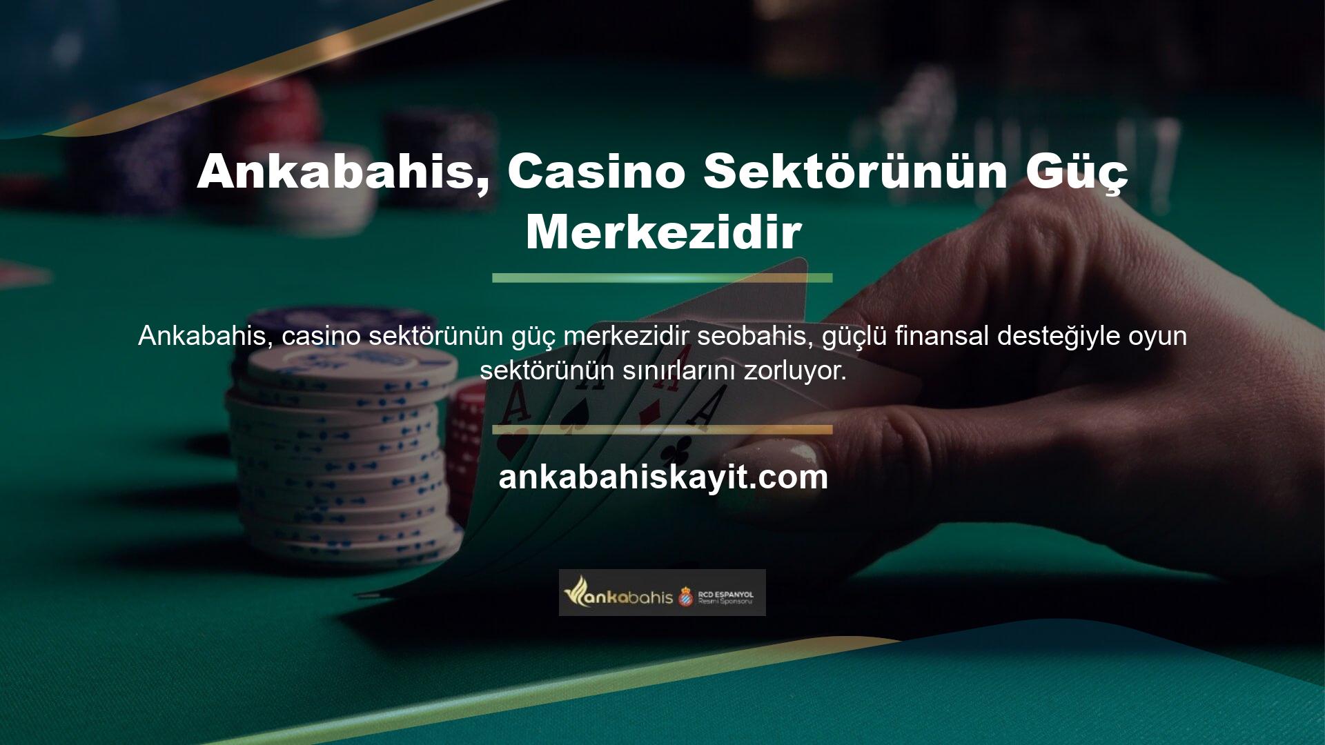 Ankabahis Yönetim Kurulu, yasal ve lisanslı bir casino sitesi olmasını sağlayacağını ve güvenilir ve uygun maliyetli bir yatırım olmaya devam edeceğini söyledi