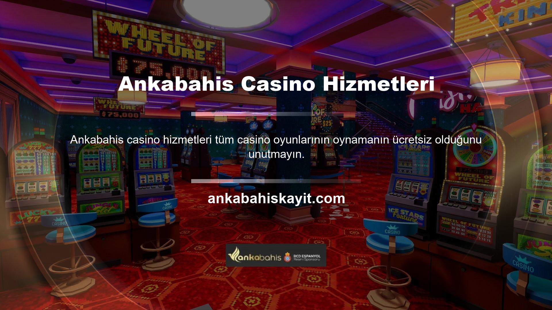 Ankabahis Casino Hizmetleri canlı bahis sitesi, ülkemiz bahis pazarında sesi güçlü olan premium şirketlerden biridir